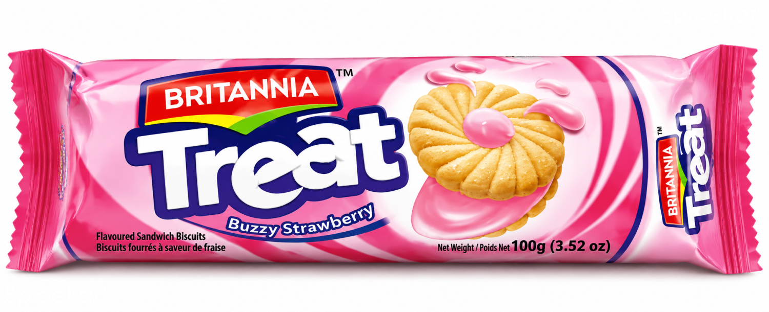 Britannia Treat Buzzy Strawberry
