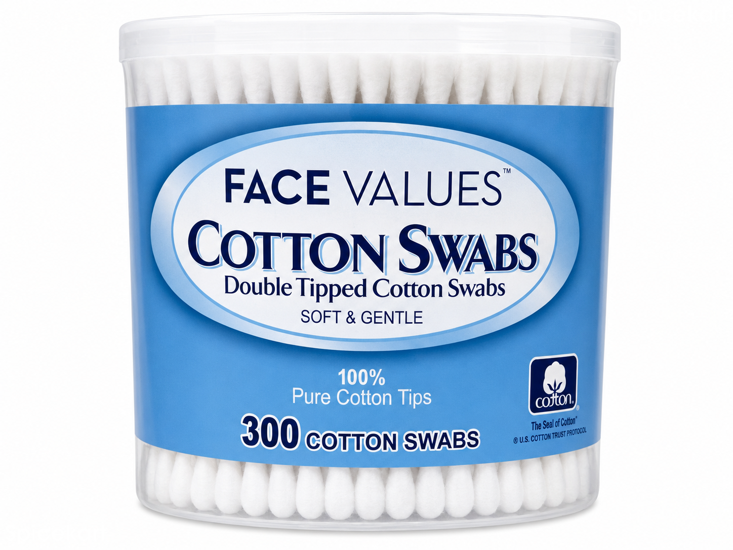 Face Values Cotton Swabs