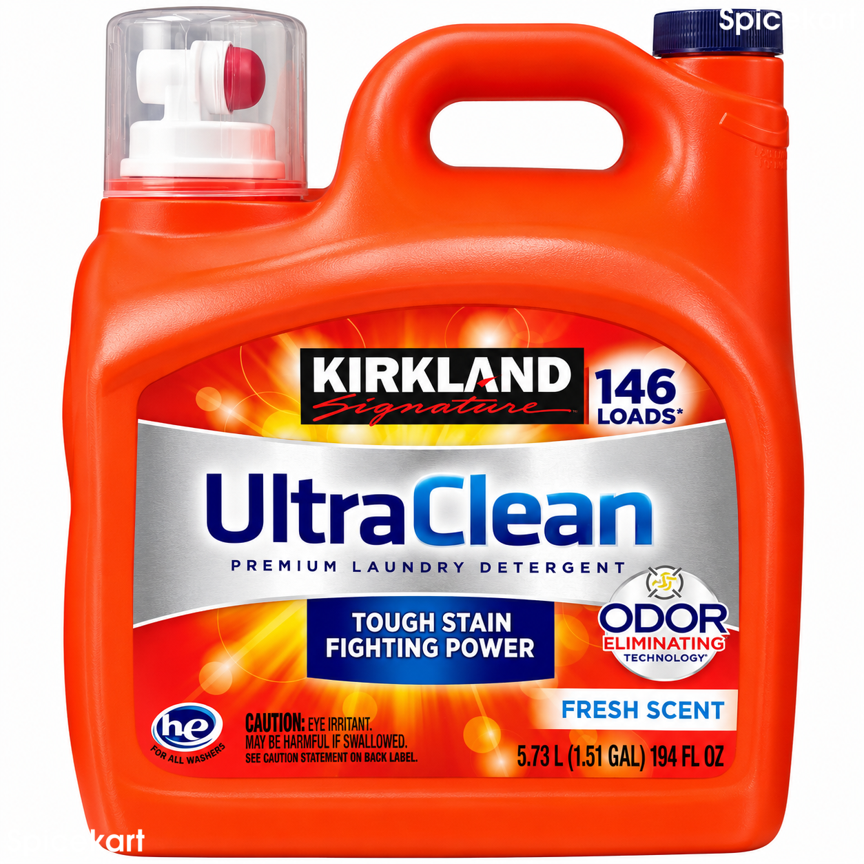 Kirkland Signature Ultra Clean Laundry Detergent  146 loads