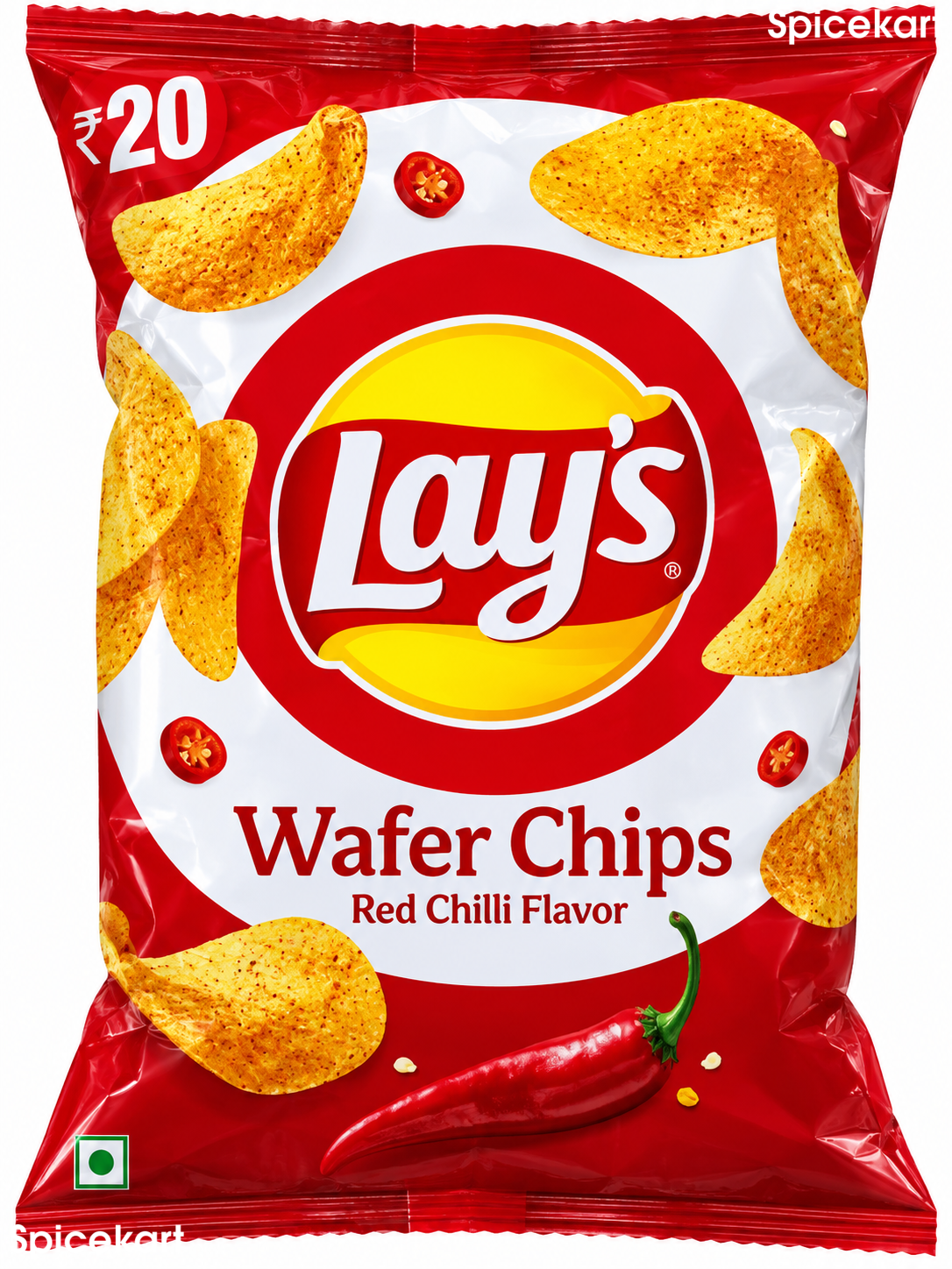 Lays Wafer Style Red Chilli Flavor