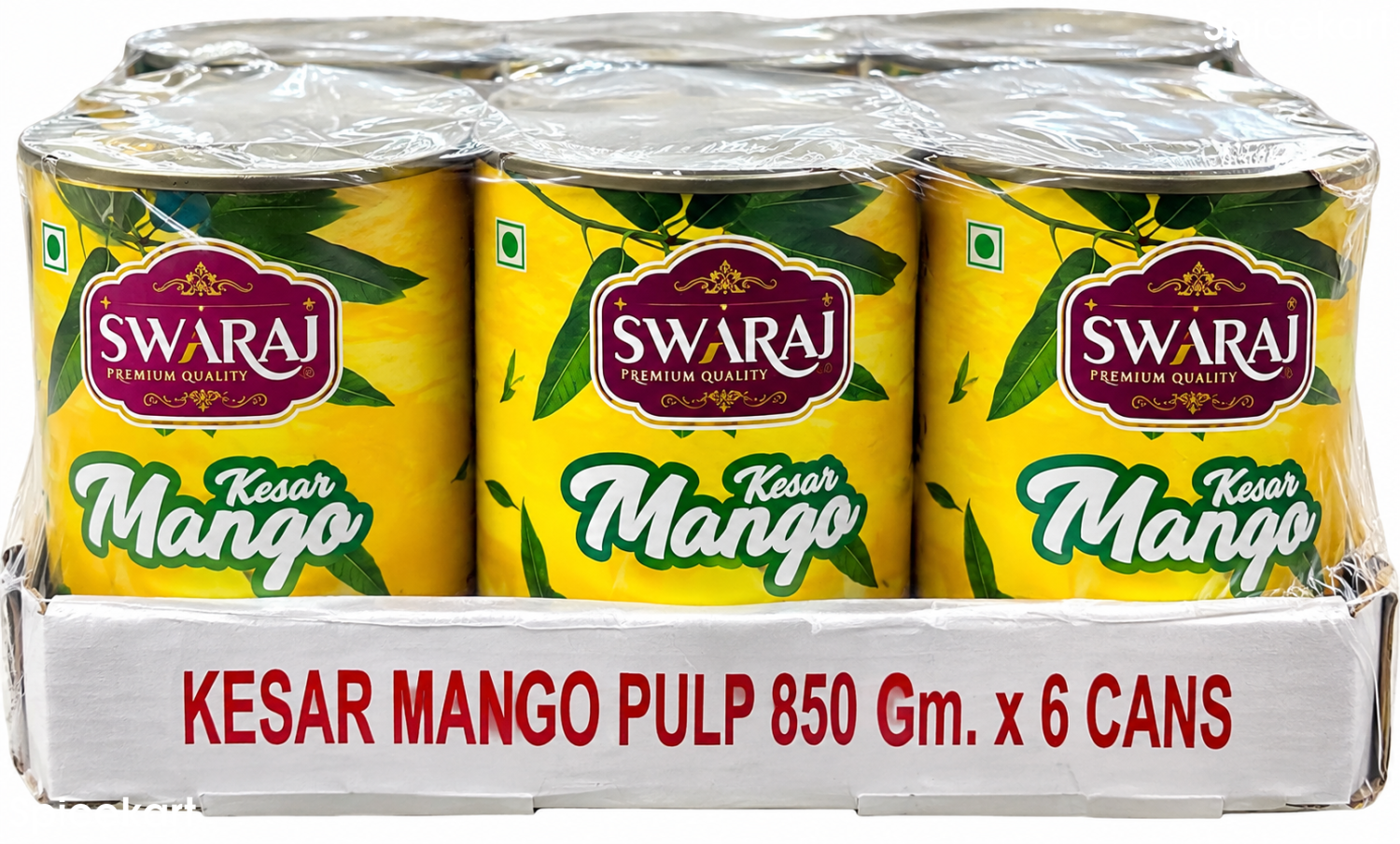 Swaraj Kesar Mango Pulp 6 Pack DFS