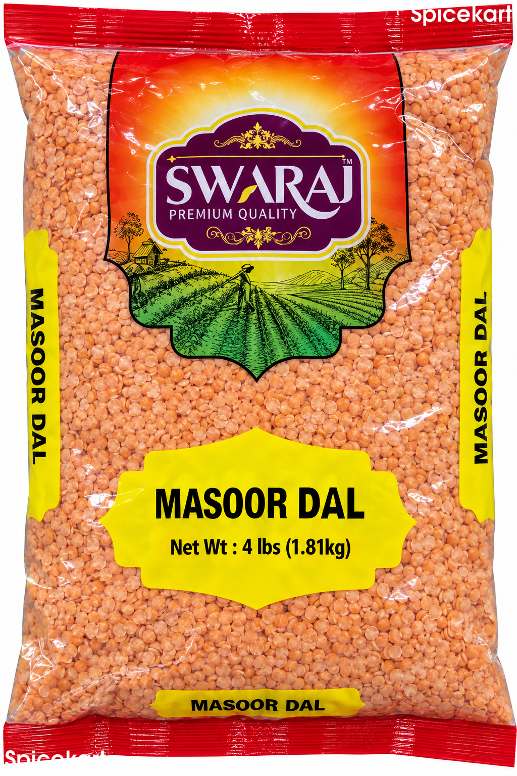 Swaraj Masoor Dal 4Lbs DFS