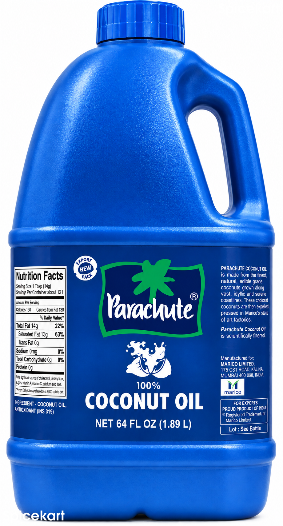 Parachute Coconut Oil - 1.86 Ltr