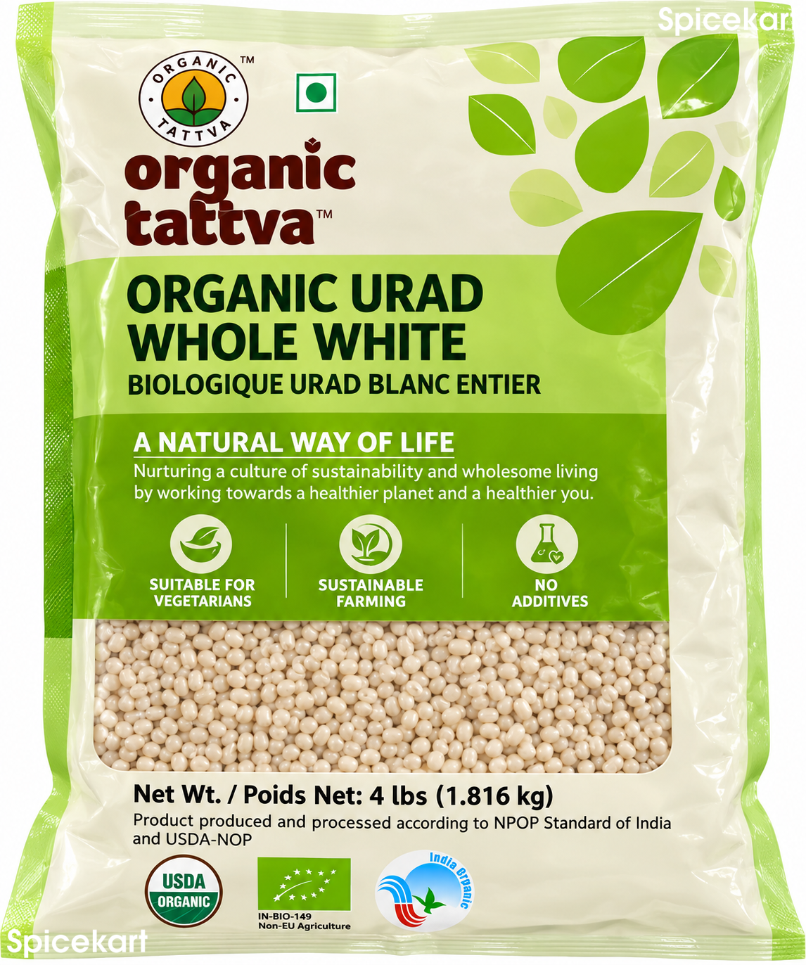 Organic Tattva - Organic Urad Whole