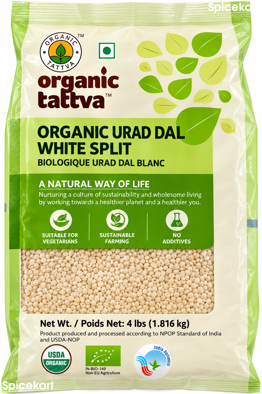 Organic Tattva - Organic Urad Dal Split