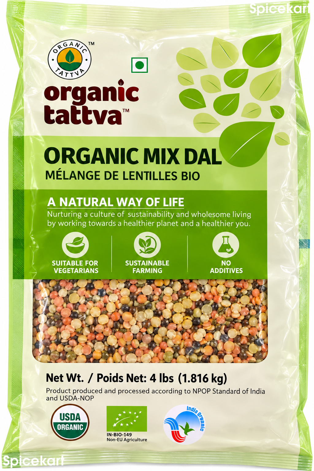 Organic Tattva - Organic Mix Dal