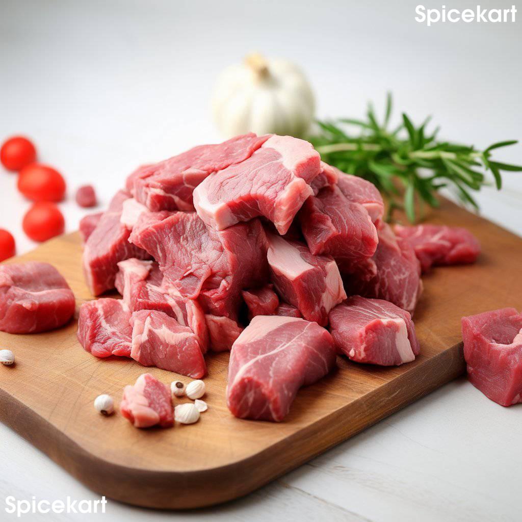 Halal Frozen Goat Meat Cut In Small Pieces