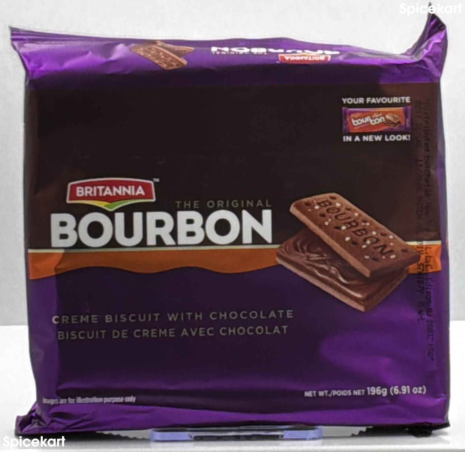 Britannia Bourbon Crème Biscuit with Chocolate