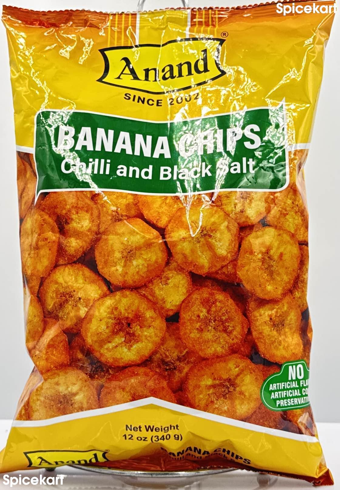 Anand Banana Chips - Chilli and Black Salt