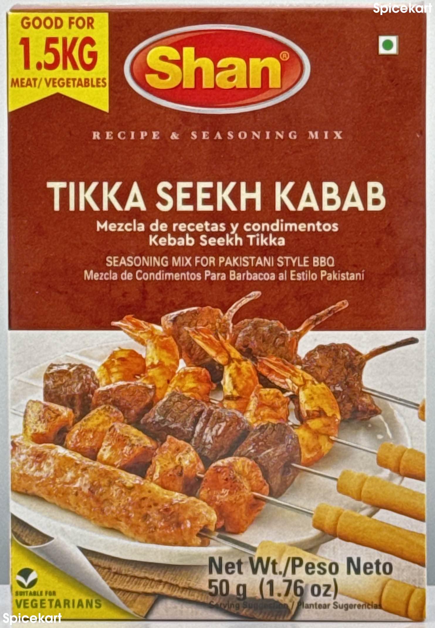 Shan Tikka Seekh Kabab