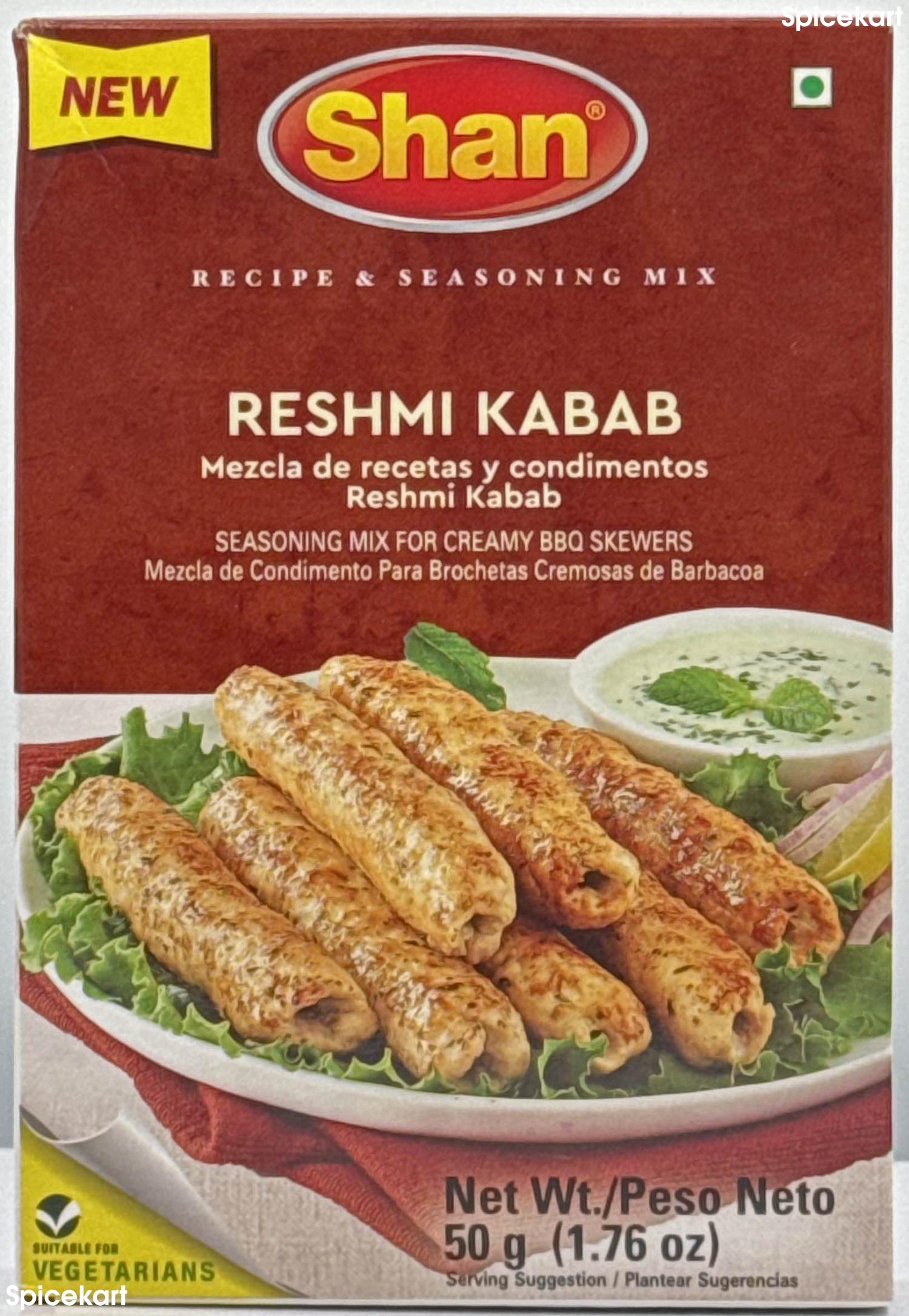 Shan Reshmi Kabab - Seasoning mix for Creamy BBQ Skewers