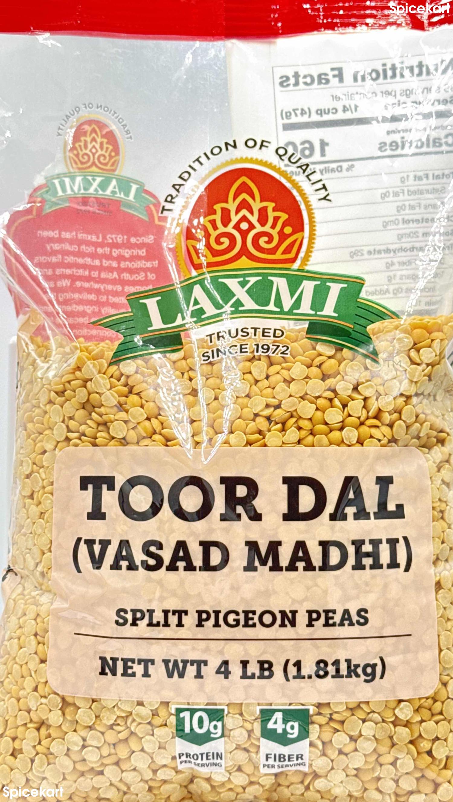 Laxmi Toor Dal 4 Lbs