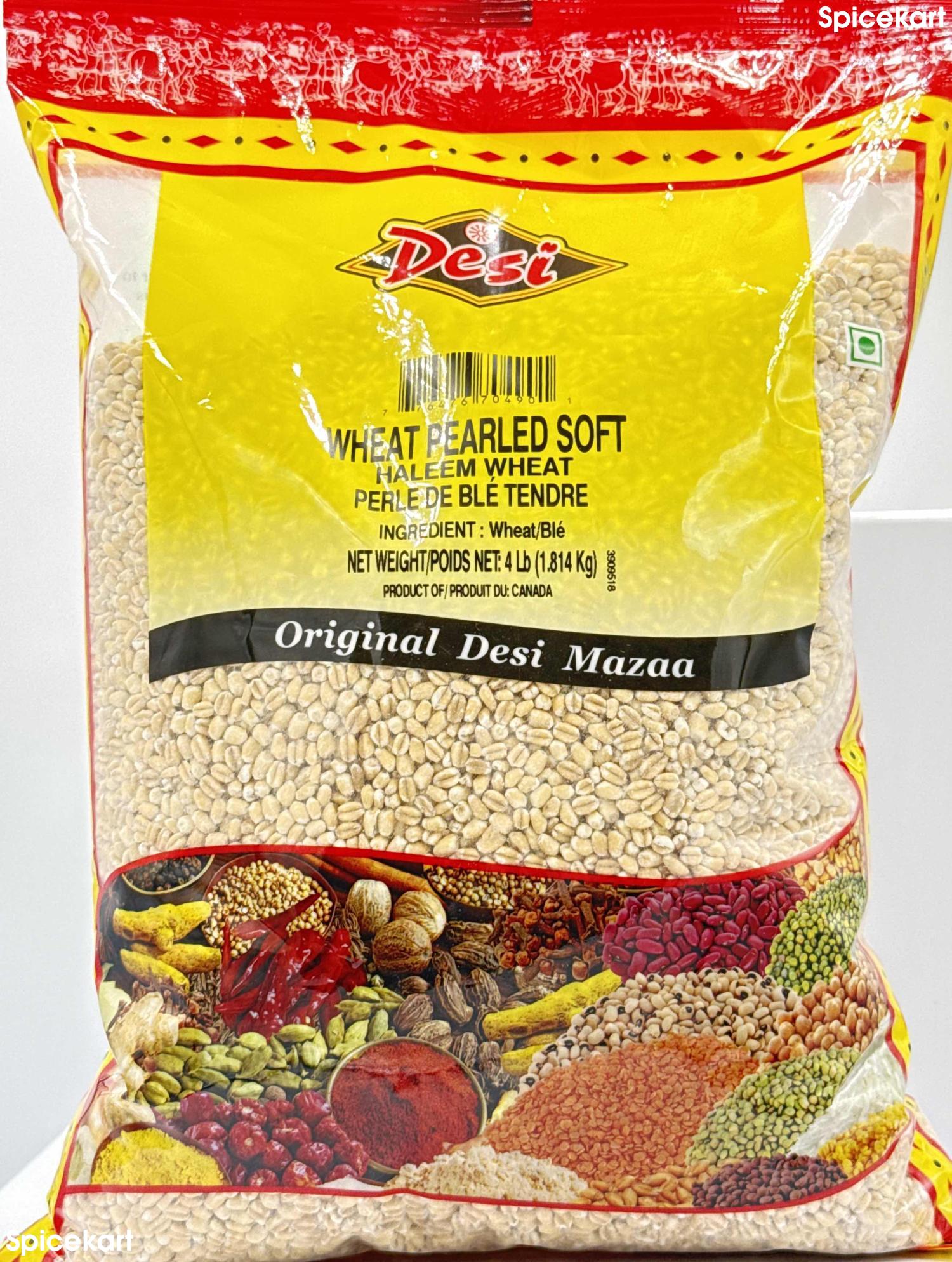 Desi Wheat Pearled Soft Haleem Wheat
