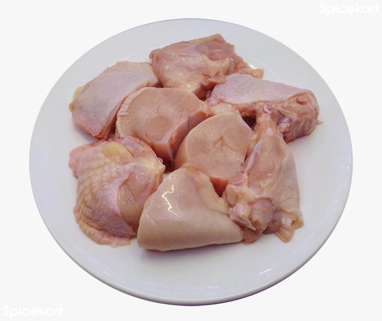 Halal Chicken Leg Quarters Cut in Small Pieces