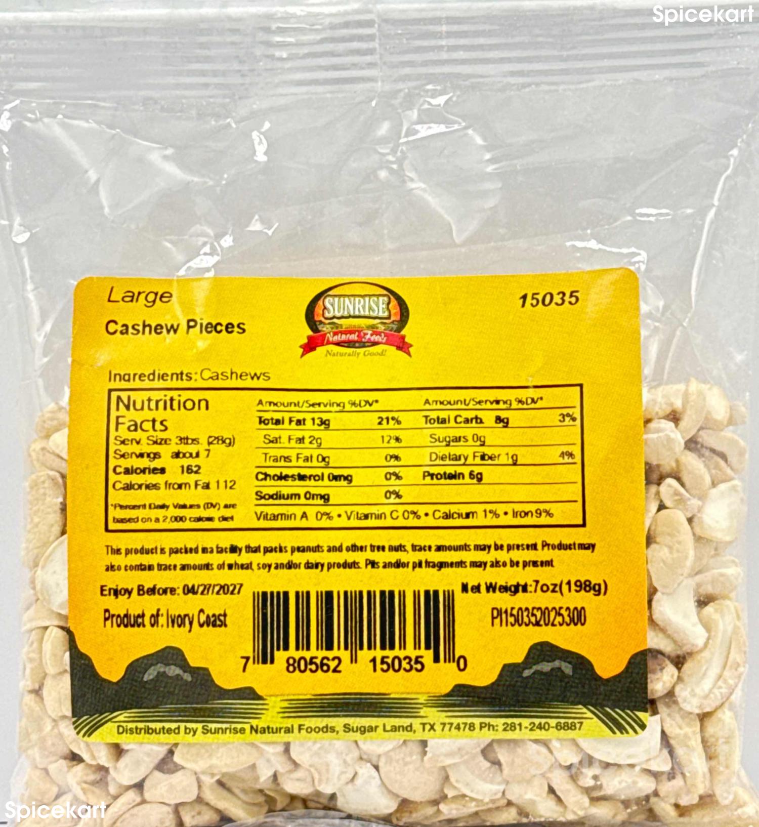 Sunrise Cashew Pieces