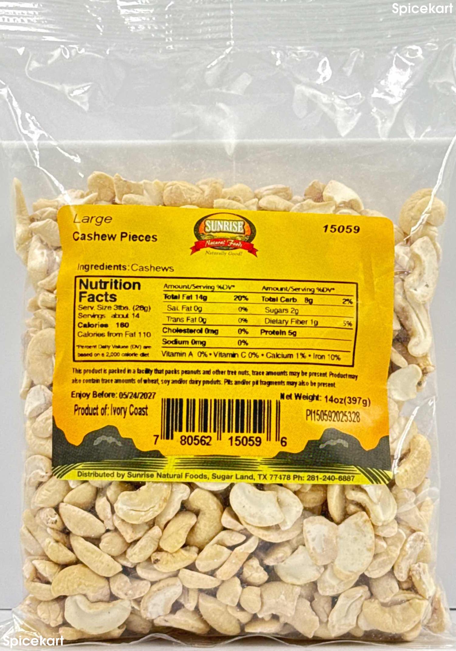 Sunrise Large Cashew Pieces