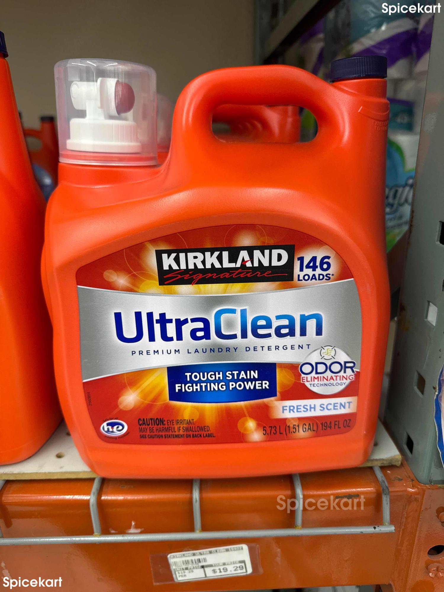 Kirkland Signature Ultra Clean Laundry Detergent  146 loads