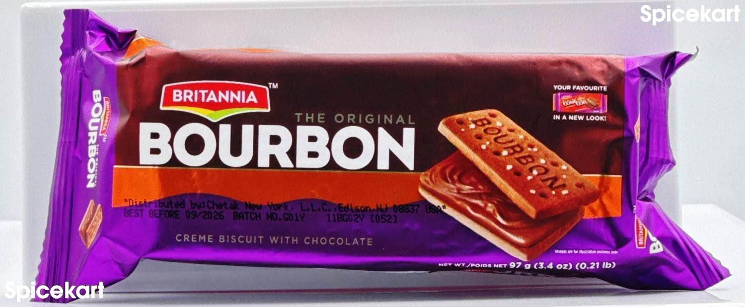 Britannia Bourbon Creme Biscuit with Chocolate