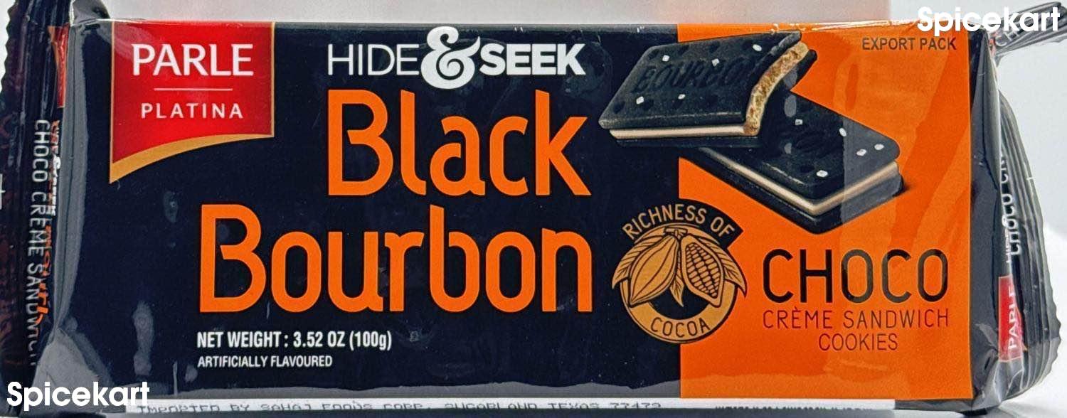 Parle Hide & Seek Black Bourbon Choco Creme Sandwich Grams