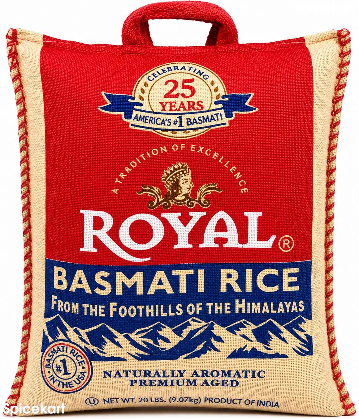 Royal Basmati Rice 20 Lbs DFS