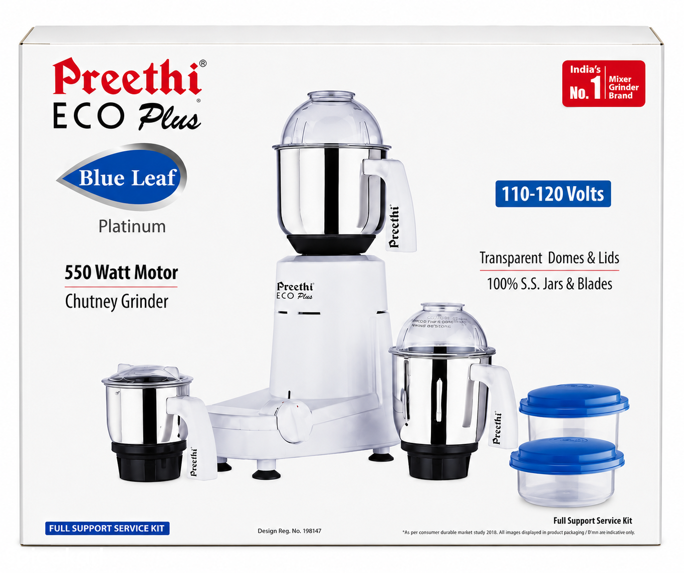 Preethi Eco Plus Mixer Grinder