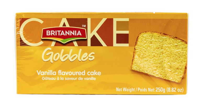 Britannia Gobbles CAKE Vanilla Flavor