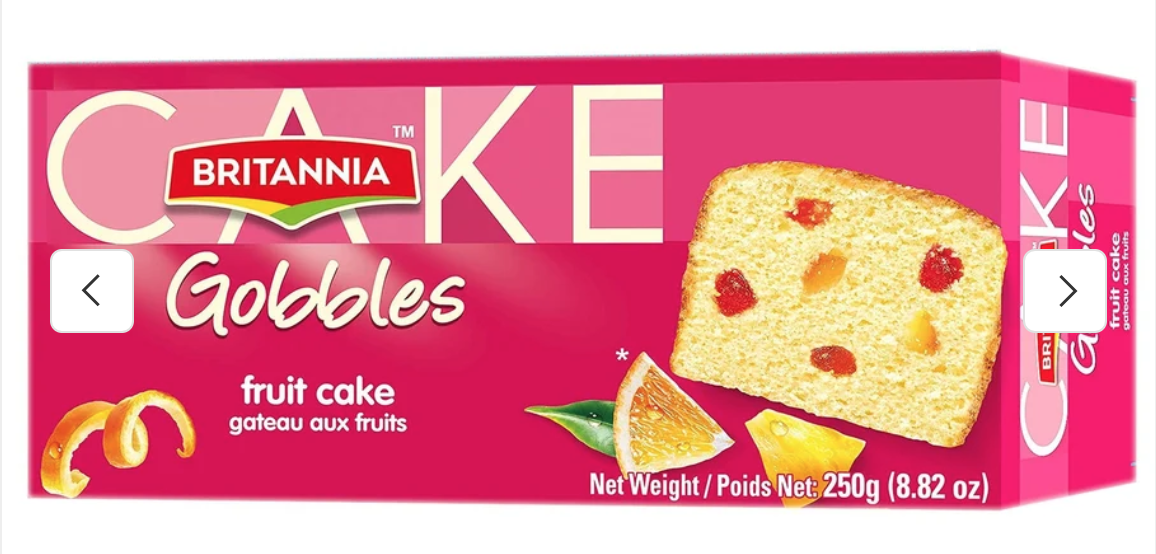 Britannia CAKE Gobbles Fruit Cake